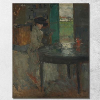 L'Attesa James Ensor jen111 quadro stampa su tela
