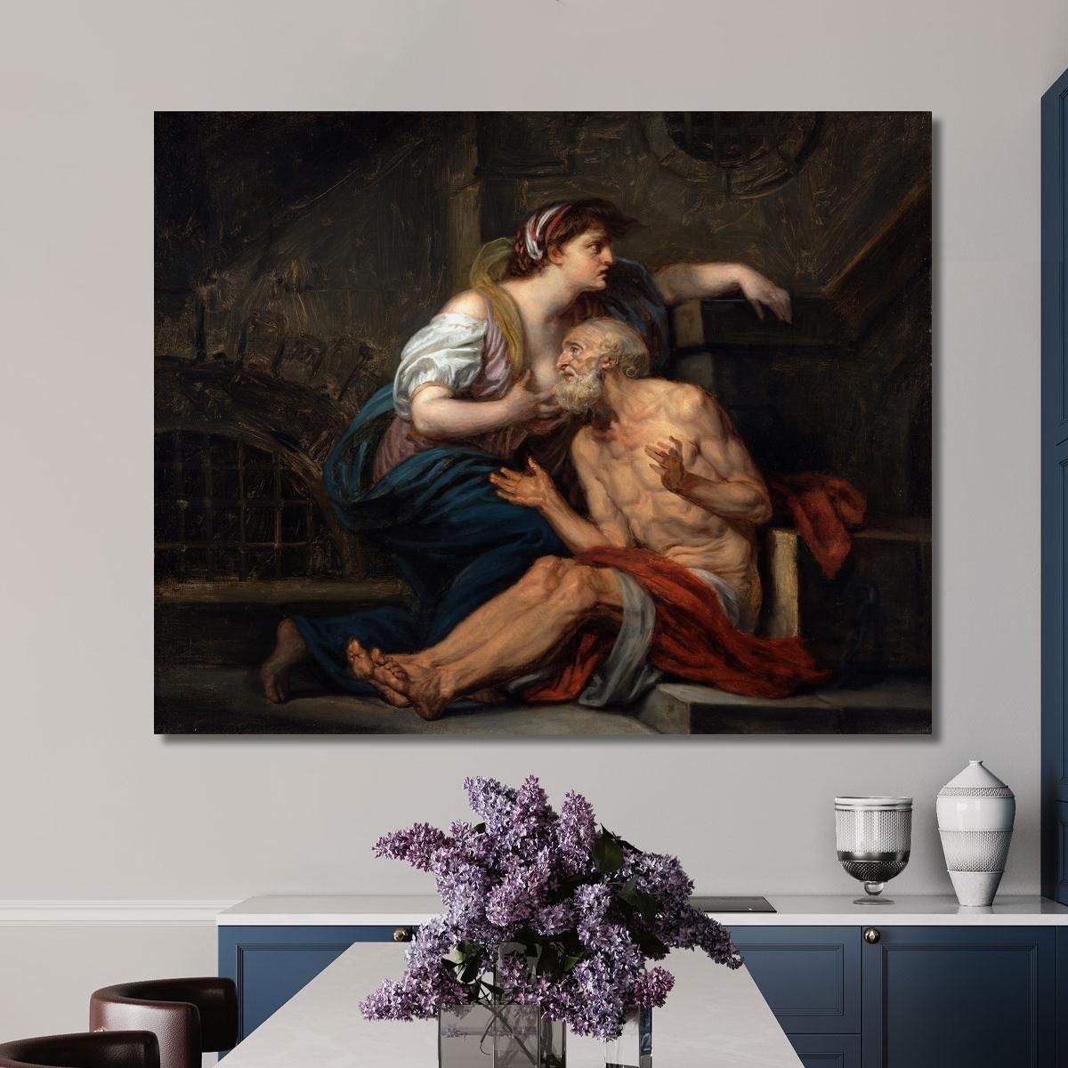 Roman Charity Jean-Baptiste Greuze jbg59 canvas print 