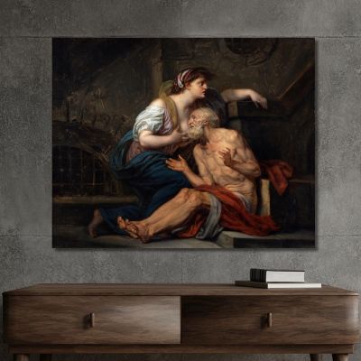 Roman Charity Jean-Baptiste Greuze jbg59 canvas print 