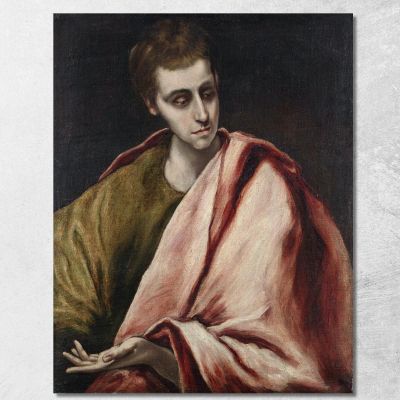 San Giovanni El Greco (Domenikos Theotokopoulos) egr47 quadro stampa su tela