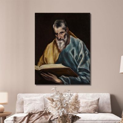 Heiliger Simon El Greco (Domenikos Theotokopoulos), egr51 drucken auf leinwand