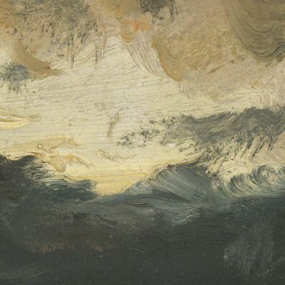 Studio Di Nuvole Sull'Elba Con Pioppi Johan Christian Dahl jcd6 quadro stampa su tela