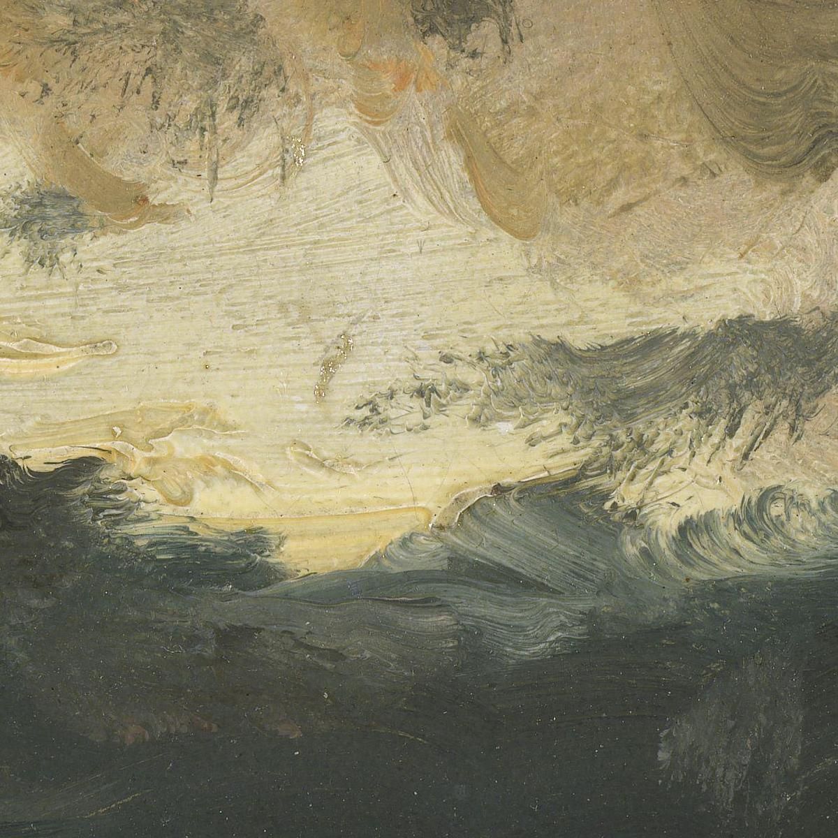 Studio Di Nuvole Sull'Elba Con Pioppi Johan Christian Dahl jcd6 quadro stampa su tela