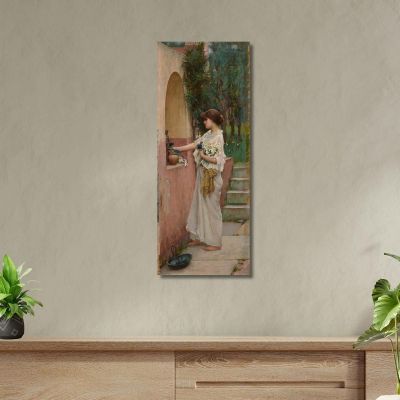 Une Offrande Romaine John William Waterhouse , jww3 tableau impression sur toile