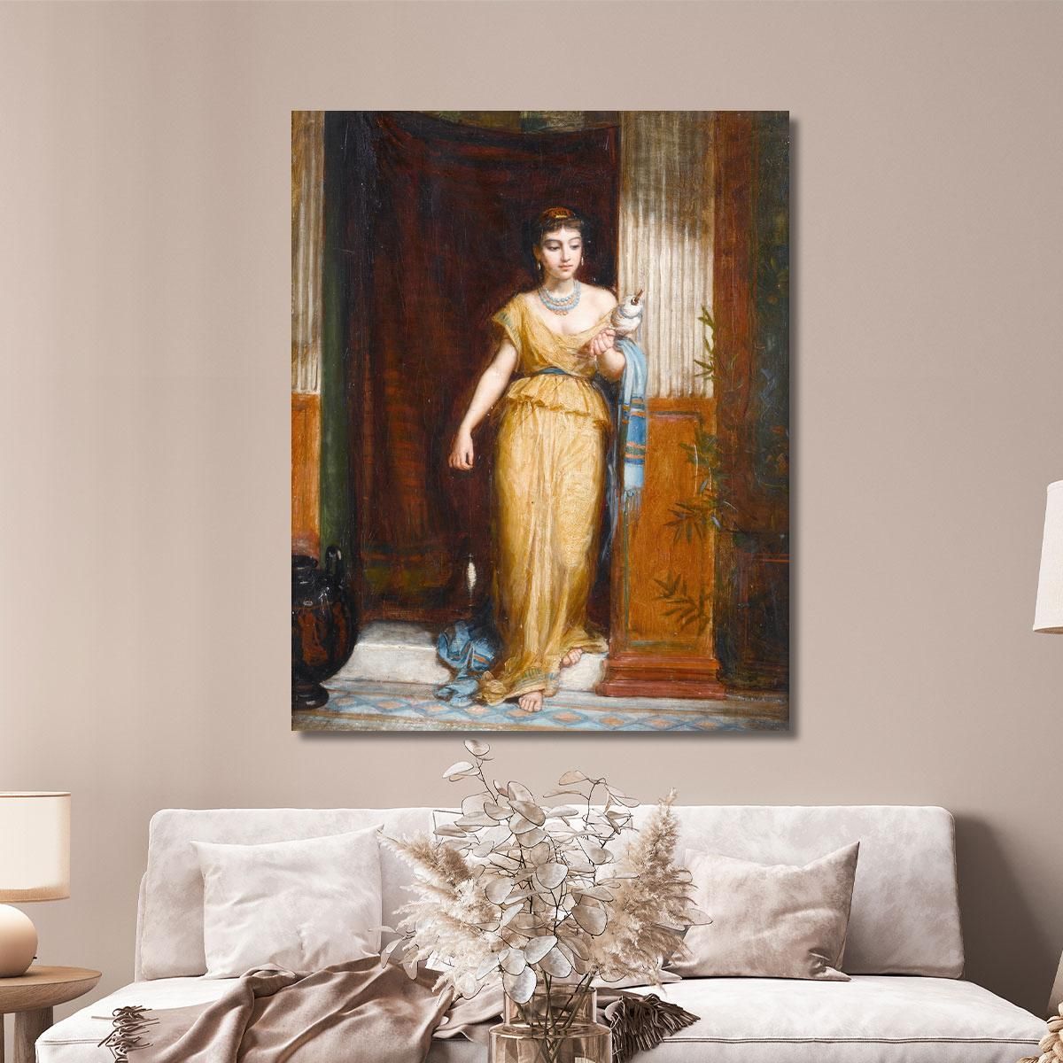 La Filatrice John William Waterhouse jww20 quadro stampa su tela