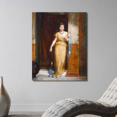 La Filatrice John William Waterhouse jww20 quadro stampa su tela La Filatrice John William Waterhouse jww20 quadro stampa su tela