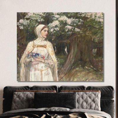 Matilda John William Waterhouse jww23 quadro stampa su tela