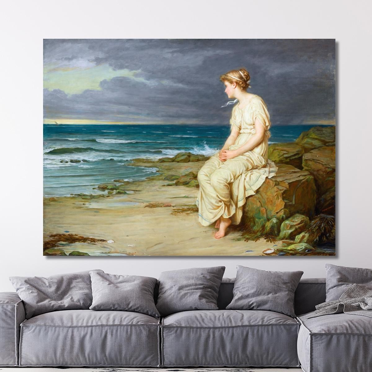 Miranda John William Waterhouse jww25 quadro stampa su tela