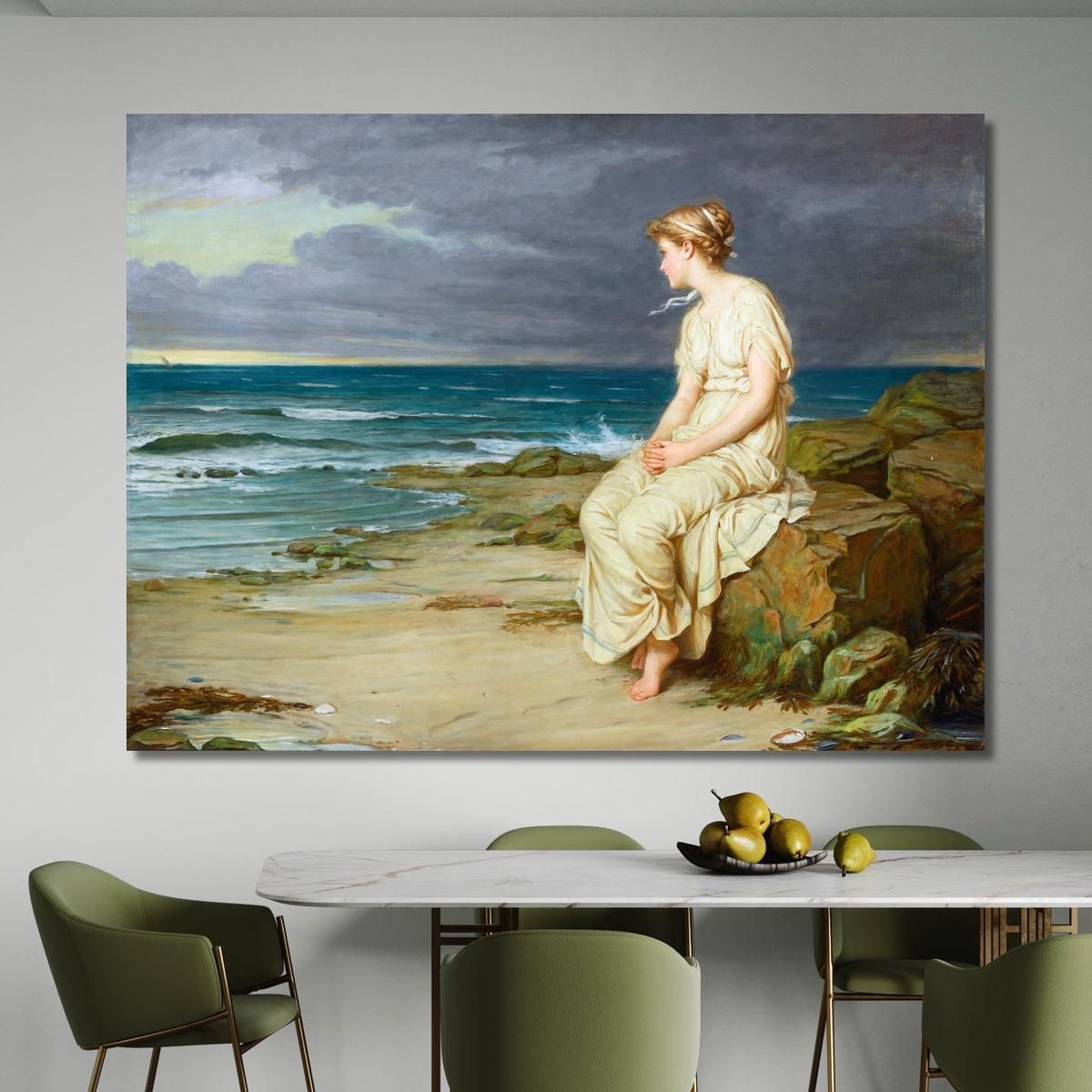 Miranda John William Waterhouse jww25 quadro stampa su tela