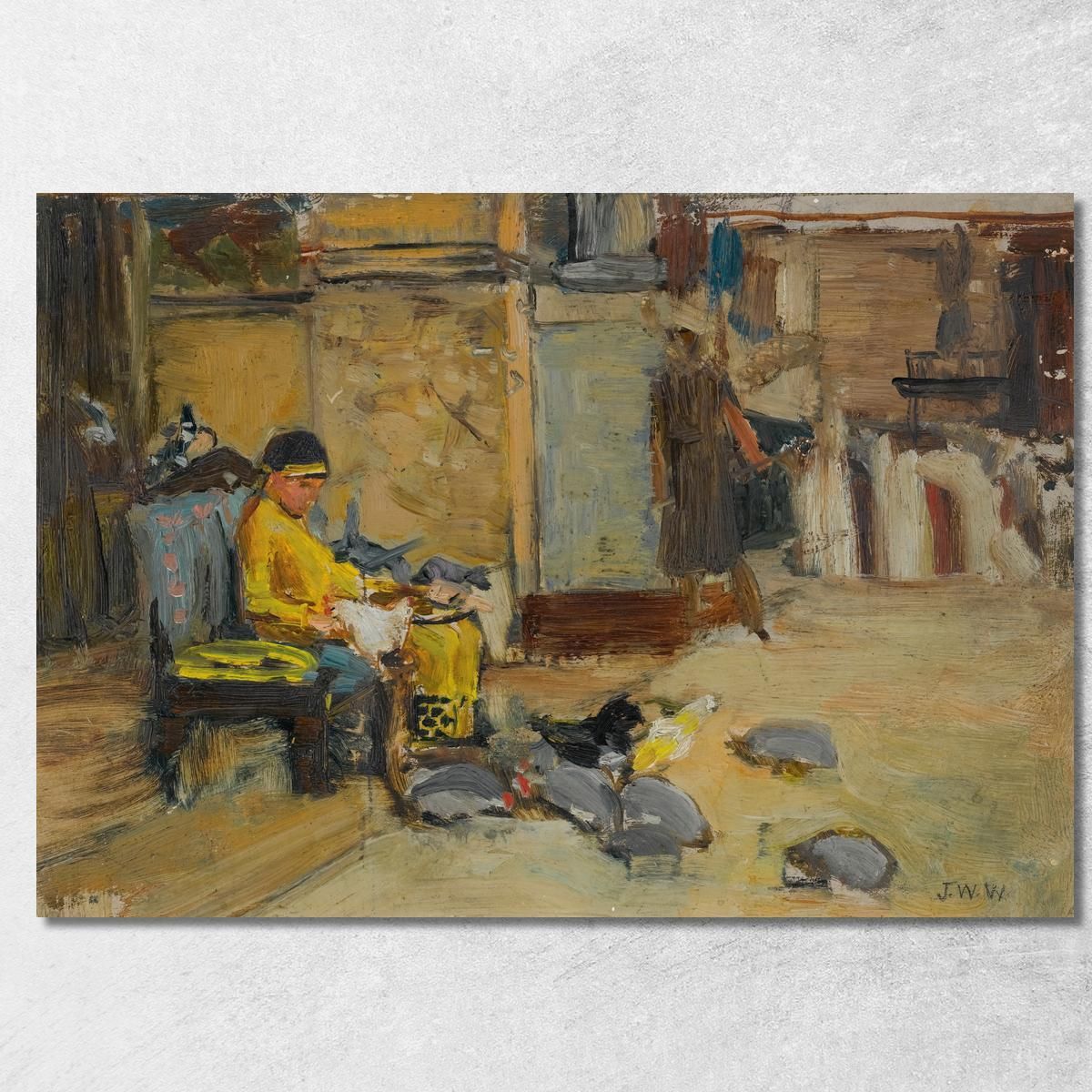 I Favoriti Dell'Imperatore Onorio John William Waterhouse jww33 quadro stampa su tela I Favoriti Dell'Imperatore Onorio John William Waterhouse jww33 quadro stampa su tela
