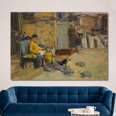I Favoriti Dell'Imperatore Onorio John William Waterhouse jww33 quadro stampa su tela I Favoriti Dell'Imperatore Onorio John William Waterhouse jww33 quadro stampa su tela