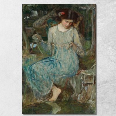 La Collana John William Waterhouse jww35 quadro stampa su tela