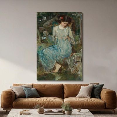 Die Halskette John William Waterhouse , jww35 drucken auf leinwand