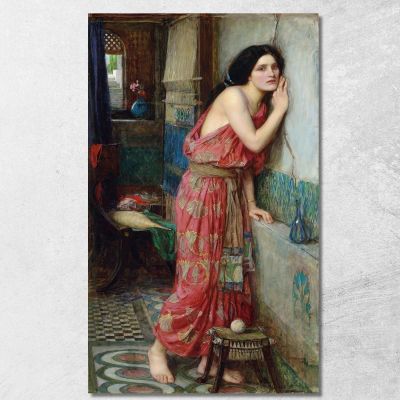 Tisbe John William Waterhouse jww39 quadro stampa su tela