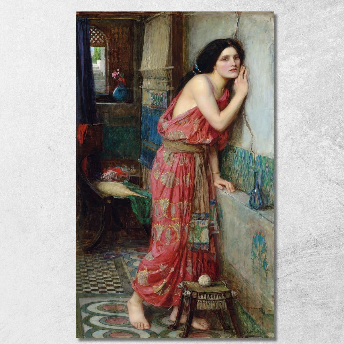 Tisbe John William Waterhouse jww39 quadro stampa su tela Tisbe John William Waterhouse jww39 quadro stampa su tela