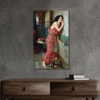 Tisbe John William Waterhouse jww39 quadro stampa su tela