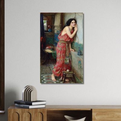 Tisbe John William Waterhouse jww39 quadro stampa su tela
