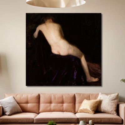 Female Nude Leon Wyczółkowski, lwy13 canvas print