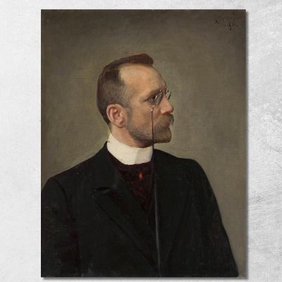 Ritratto Di Mikołaj Brzeski Leon Wyczółkowski lwy45 quadro stampa su tela