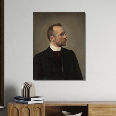 Retrato De Mikołaj Brzeski Leon Wyczółkowski, lwy45 cuadro en lienzo