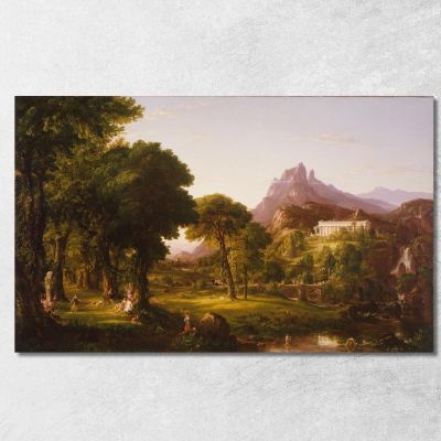 Sogno Di Arcadia Thomas Cole tcl12 quadro stampa su tela