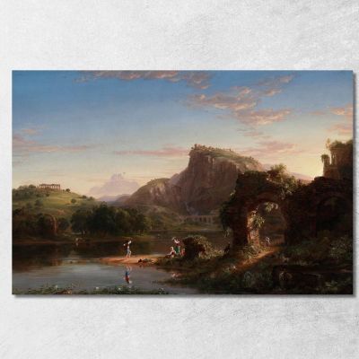L'Allegro 2 Thomas Cole tcl23 quadro stampa su tela