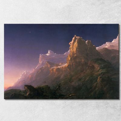 Prometeo Incatenato Thomas Cole tcl26 quadro stampa su tela