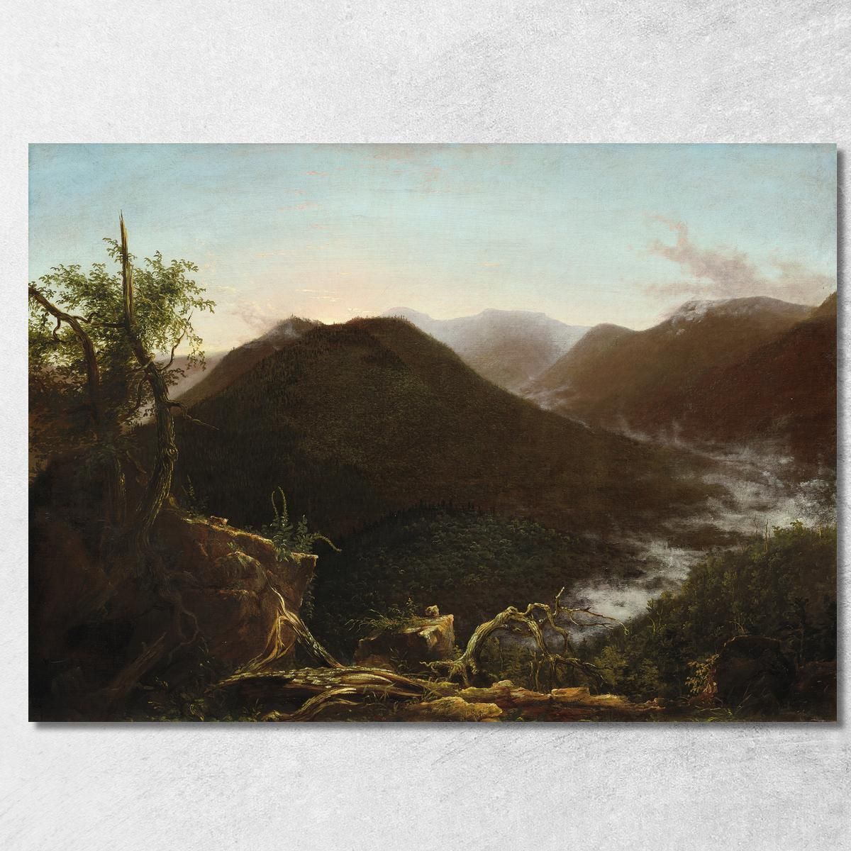 Alba Nei Catskills Thomas Cole tcl30 quadro stampa su tela Alba Nei Catskills Thomas Cole tcl30 quadro stampa su tela