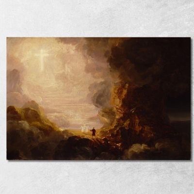 Il Pellegrino Della Croce Alla Fine Del Suo Viaggio (Studio Per La Serie "La Croce E Il Mondo") Thomas Cole tcl42 quadro stampa Il Pellegrino Della Croce Alla Fine Del Suo Viaggio (Studio Per La Serie "La Croce E Il Mondo") Thomas Cole tcl42 quadro stampa