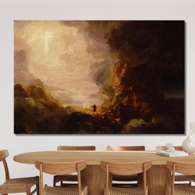 Il Pellegrino Della Croce Alla Fine Del Suo Viaggio (Studio Per La Serie "La Croce E Il Mondo") Thomas Cole tcl42 quadro stampa Il Pellegrino Della Croce Alla Fine Del Suo Viaggio (Studio Per La Serie "La Croce E Il Mondo") Thomas Cole tcl42 quadro stampa