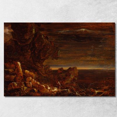 Il Pellegrino Del Mondo Alla Fine Del Suo Viaggio (Studio Per La Serie "La Croce E Il Mondo") Thomas Cole tcl43 quadro stampa s Il Pellegrino Del Mondo Alla Fine Del Suo Viaggio (Studio Per La Serie "La Croce E Il Mondo") Thomas Cole tcl43 quadro stampa s