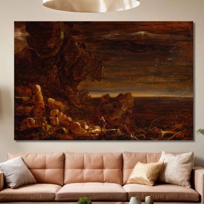 Il Pellegrino Del Mondo Alla Fine Del Suo Viaggio (Studio Per La Serie "La Croce E Il Mondo") Thomas Cole tcl43 quadro stampa s Il Pellegrino Del Mondo Alla Fine Del Suo Viaggio (Studio Per La Serie "La Croce E Il Mondo") Thomas Cole tcl43 quadro stampa s