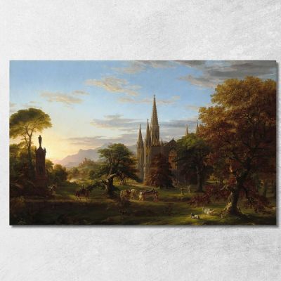 Il Ritorno Thomas Cole tcl44 quadro stampa su tela