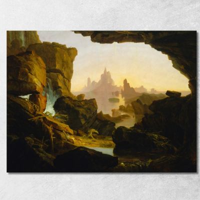 Il Ritiro Delle Acque Del Diluvio Thomas Cole tcl45 quadro stampa su tela
