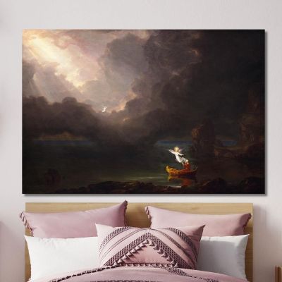 Il Viaggio Della Vita: Vecchiaia Thomas Cole, tcl50 quadro stampa su tela