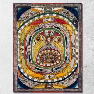 Il Napf Adolf Wölfli awl6 quadro stampa su tela