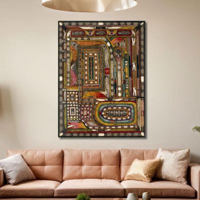 Hasli - Valley In The Bernese - Oberland Adolf Wölfli, awl20 canvas print