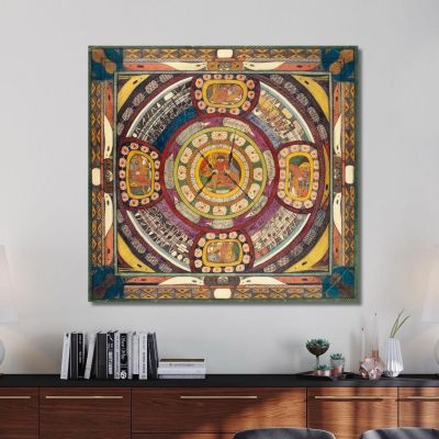 In Five Variations My Humble Self The Africa - Traveler St. Adolf Ii. Wölfli Adolf Wölfli, awl23 canvas print