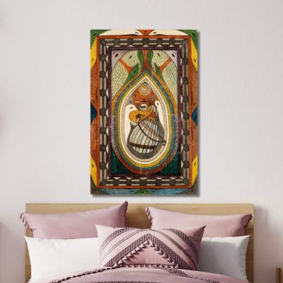 Músico Adolf Wölfli, awl26 cuadro en lienzo