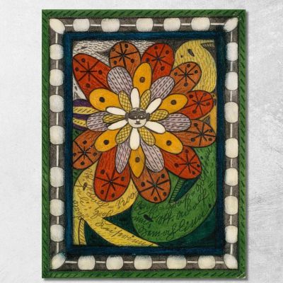 Skt. Adolf - Roosali Adolf Wölfli awl37 quadro stampa su tela