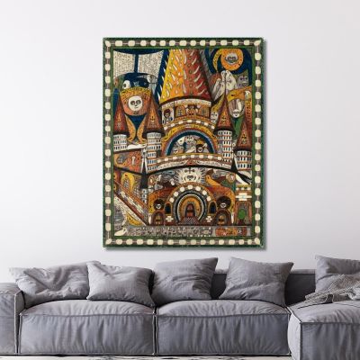 St. Vincent - Minster In Bern Adolf Wölfli, awl41 canvas print