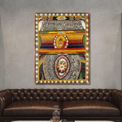 Ciudad De Berna No. 4 Adolf Wölfli, awl42 cuadro en lienzo