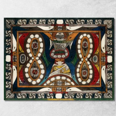 Orologio Da Parete - Serpente Adolf Wölfli awl47 quadro stampa su tela