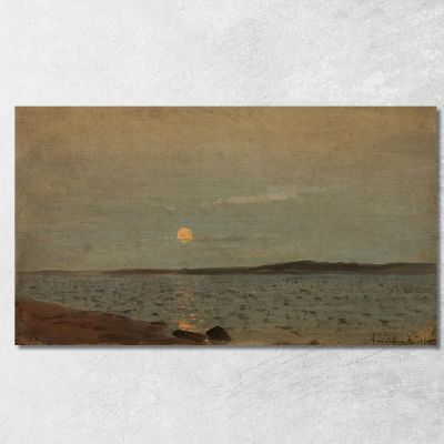 Luna D'Agosto Amaldus Nielsen ani22 quadro stampa su tela