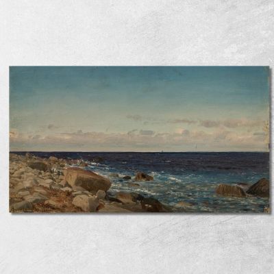 Brezza A Jæren Amaldus Nielsen ani24 quadro stampa su tela