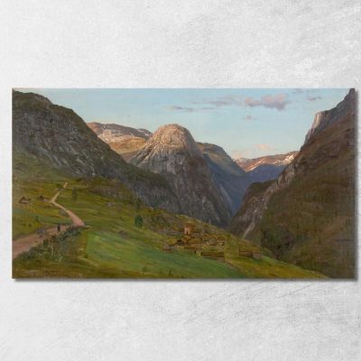 Da Stalheim Amaldus Nielsen ani98 quadro stampa su tela