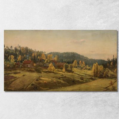 Autunno A Porsgrunn Amaldus Nielsen ani137 quadro stampa su tela
