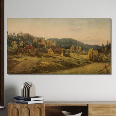 Autunno A Porsgrunn Amaldus Nielsen ani137 quadro stampa su tela