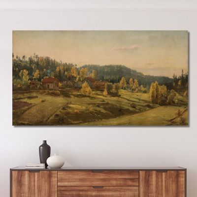 Autunno A Porsgrunn Amaldus Nielsen ani137 quadro stampa su tela
