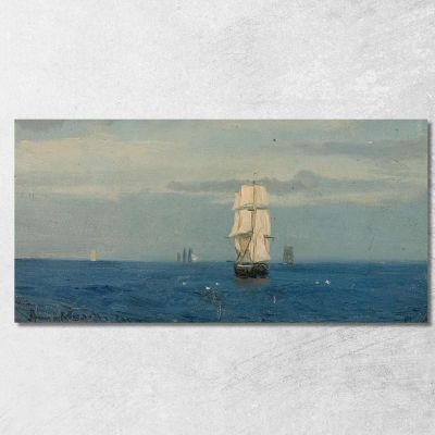 Atmosfera Mattutina Oceano Atlantico Amaldus Nielsen ani163 quadro stampa su tela